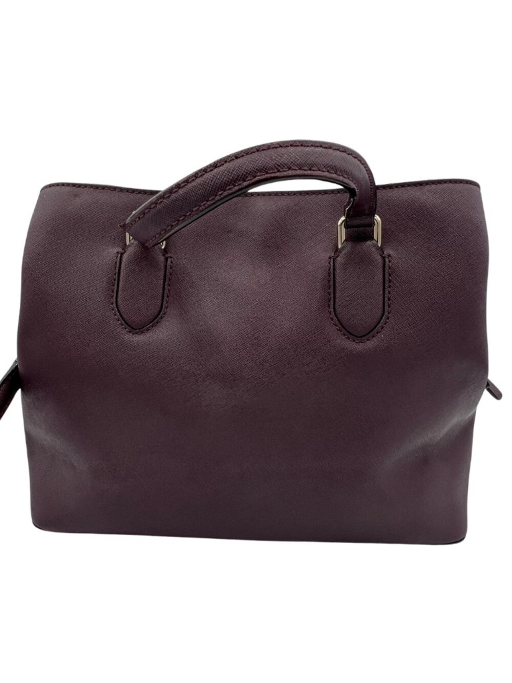 Kate Spade Laurel Way Evangelie Satchel Burgundy Saffiano Leather - Picture 8 of 14